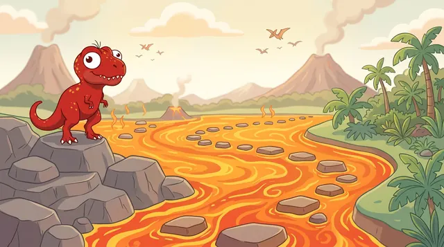 Rojo como la lava