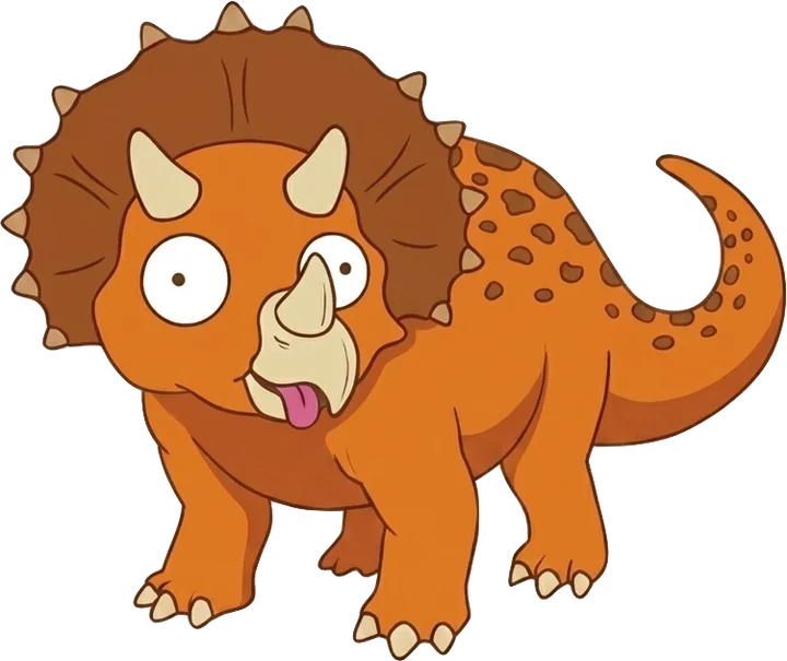 Totopo el Triceratops, Triceratops de Dony y los Dinos